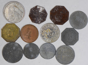 German States 1917 ~24 berlin Jandorf & co 1/2/4/5/15/20 usual low quality BU046