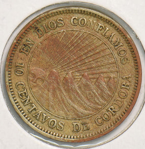 Nicaragua 1956 10 Centavos 199101 combine shipping