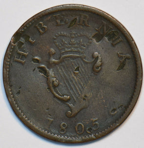 Ireland 1805 Penny 296886 combine shipping