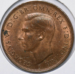 Australia 1943 Georgivs VI Half Penny Kangaroo animal 292847 combine shipping