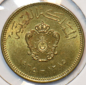 Libya 1965 AH 1385 Millieme 295333 combine shipping