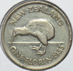 New Zealand 1933 Florin Kiwi Bird animal 240049 combine shipping