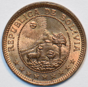 Bolivia 1951 Boliviano Llama animal 151550 combine shipping