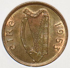 Ireland 1953 1/4 Penny Woodcock Bird animal 195013 combine shipping