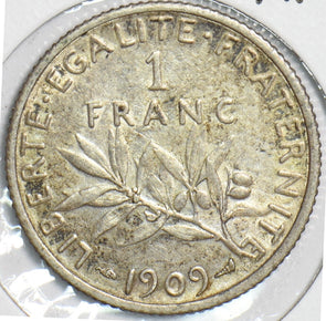 France 1909 Franc 240534 combine shipping