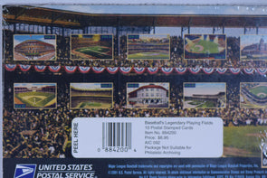 Baseball's legendary playing fields 10 postal cards BU0410 combine shipping