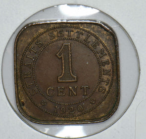 Straits Settlements 1920 George V Cent 291108 combine shipping