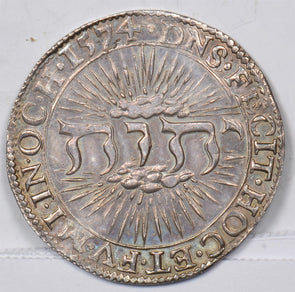 Netherlands 1574 Silver Jeton Large Triangle, AR 29mm, ONC N0245 combine shippin
