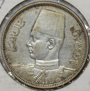 Egypt 1937 AH 1356 5 Piastres 296613 combine shipping