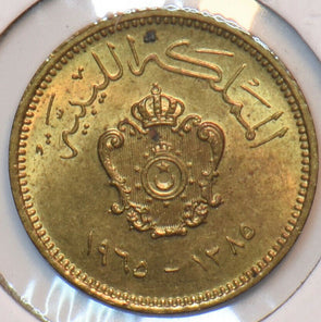 Libya 1965 AH 1385 Millieme 295303 combine shipping