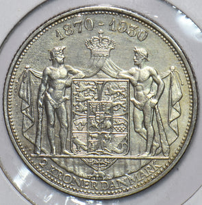 Denmark 1930 2 Kroner 295834 combine shipping