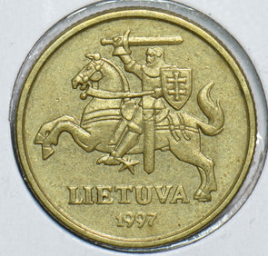 Lithuania 1997 20 Centu Horse 240953 combine shipping