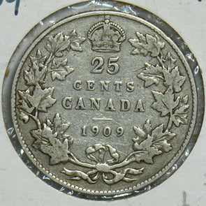 Canada 1909 25 Cents 197984 combine shipping