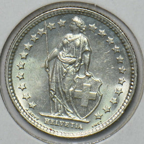 Switzerland 1958 1/2 Franc BU 295633 combine shipping