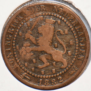 Netherlands 1882 Cent Lion animal 900508 combine shipping