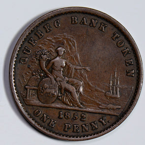 Canada 1852 Sou half penny CA0284 combine shipping