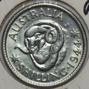 Australia 1944 S Shilling Merino ram animal 902627 combine shipping
