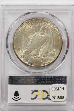 1922-S Peace Dollar Silver PCGS MS63 PC1508