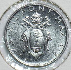 Vatican 1951 2 Lire 241061 combine shipping