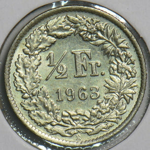 Switzerland 1963 1/2 Franc 298044 combine shipping