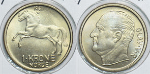 Norway 1961 Krone Horse 198536 combine shipping