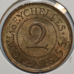 Seychelles 1961 2 Cents 196060 combine shipping