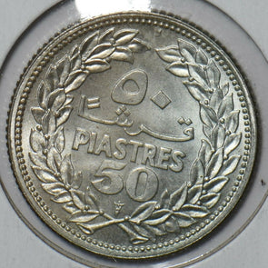 Lebanon 1952 50 Piastres 295510 combine shipping