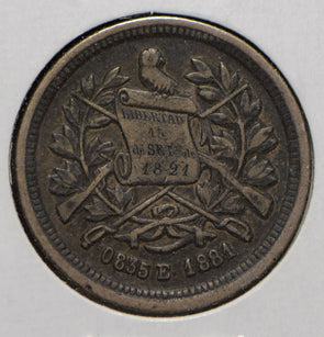 Guatemala 1881 25 Centavos Quetzal animal  290179 combine shipping