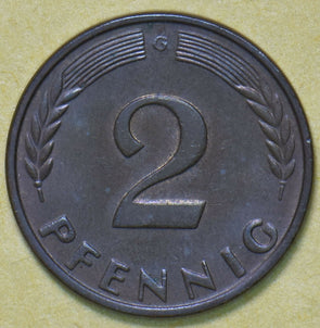 Germany 1962 2 Pfennig 191962 combine shipping