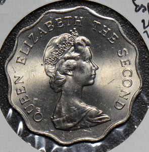 Hong Kong 1975  2 Dollars   gem BU H0049  combine shipping