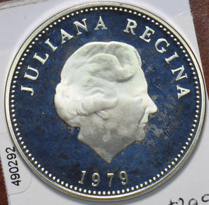 Netherlands Antilles 1979 25 Gulden proof International Year of Child 490292 com