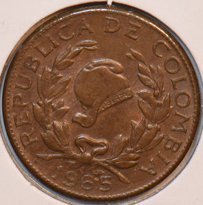 Colombia 1965 5 Centavos 196145 combine shipping