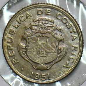 Costa Rica 1951 5 Centimos 297719 combine shipping