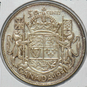 Canada 1951 50 Cents 150965 combine shipping