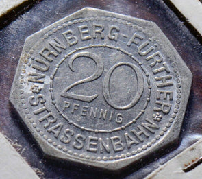 X0098 Germany Nuremburg 1950 German Street Car Token combine shipping