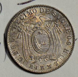 Ecuador 1915 Decimo UNC  E0065 combine shipping