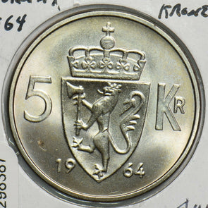 Norway 1964 5 Kroner 298387 combine shipping