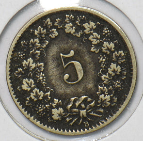 Switzerland 1877 5 Rappen S0311 combine shipping