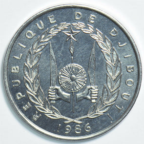 Djibouti 1986 5 Francs Eland animal 198029 combine shipping