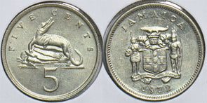 Jamaica 1972 5 Cents Crocodile animal 904665 combine shipping