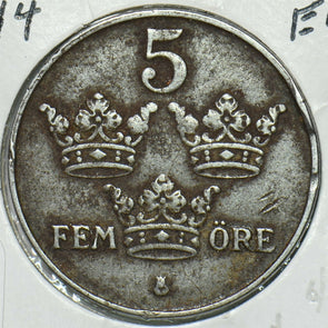 Sweden 1944 5 Ore 197083 combine shipping