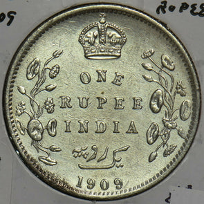 British India 1909 Rupee 240723 combine shipping