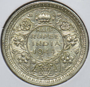 British India 1944 1/2 Rupee 194211 combine shipping