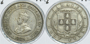 Jamaica 1926 1/2 Penny 241021 combine shipping