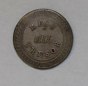 Mauritius 1822 25 Sous silver rare this grade M0242 combine shipping