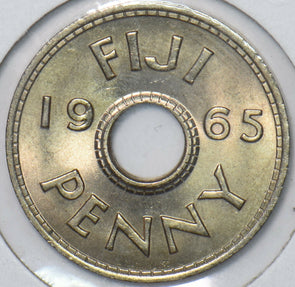 Fiji 1965 Penny 295813 combine shipping