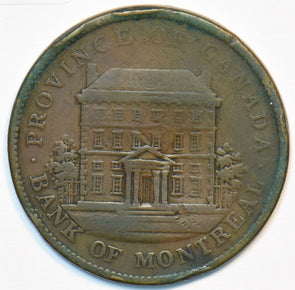 Canada 1842 Penny Montreal Bank Token 195110 combine shipping