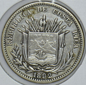 Costa Rica 1892 25 Centavos 290732 combine shipping