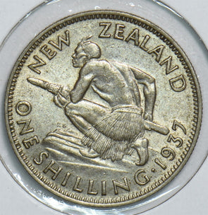 New Zealand 1937 Shilling 198202 combine shipping