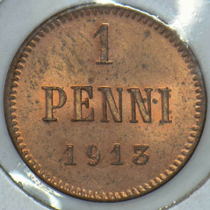 Finland 1913 Penni 291336 combine shipping